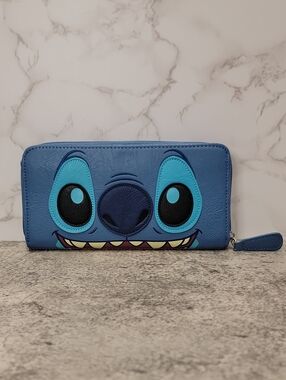 Disney Parks Stitch Zip-Around Wallet by Loungefly